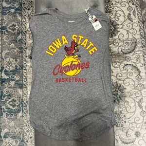 NWT Gray Iowa State Basketball Women’s Tshirt Size Medium